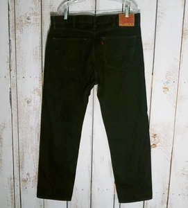 Nuevos Jeans Levis 505 Para Hombre Talla 38x32 Negros Calce Regular Pierna Recta Algodón Nuevos con Etiquetas - Imagen 1 de 13