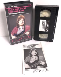 Hot Licks Slap Pop and Tap for the Bass with Sturt Hamm VHS TESTED with Case - Picture 1 of 5