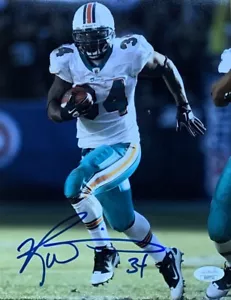 Ricky Williams Miami Dolphins Running Back #34 Autographed 8x10 Pose #1 JSA - Picture 1 of 1