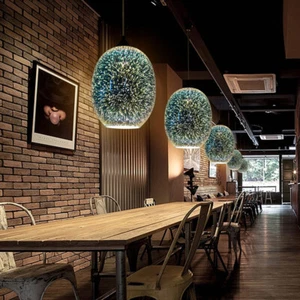 Lámpara de techo 3D colorida lámpara colgante lámpara colgante Creative Firework Chandelier - Imagen 1 de 12