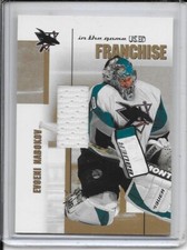 2003-04 Signature Series Evgeni Nabokov Franchise Gold Jersey # F-25