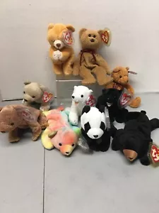 Sammy the Bear Ty Beanie Baby 1998 with ERRORS “GASPORT”. And Others As Set!!!!! - Picture 1 of 12