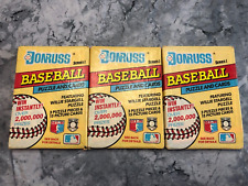 1991 Donruss Baseball Unopened Wax Pack 3 Puzzle Pieces & 15 Cards
