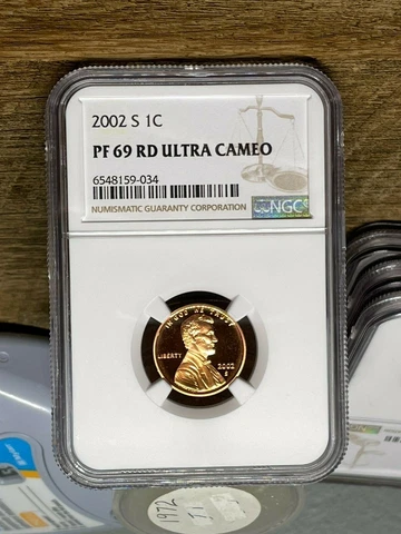2002 S Lincoln Proof 1c, NGC Certified PF 69 UCAM  RD, 034 Cover