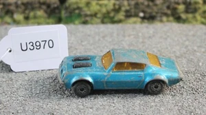 Matchbox Lesney Superfast 4C Blue Pontiac Firebird poor FNQHotwheels U3970 - Picture 1 of 7