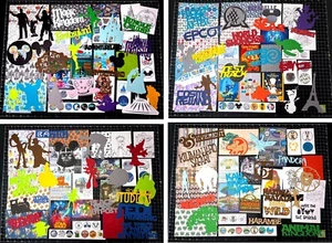 ¡Kit de álbum de recortes Disney World PAQUETE! Magic Kingdom, EPCOT, Papel, TODOS LOS 4 PARQUES 2025 - Imagen 1 de 5