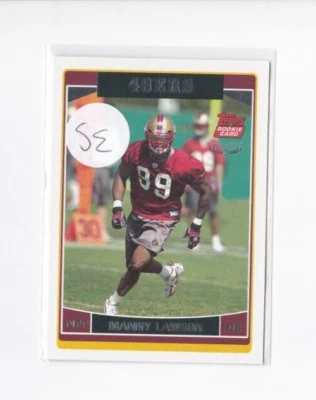 MANNY LAWSON '06 TOPPS SPECIAL EDITION PARALLEL ROOKIE CARD-SHIPS FREE TO THE US - Image 1 of 4