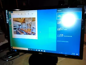 Monitor AOC Widescreen E2243FWK (215LM00015) 21.5-Inch FHD 1080p DVI - Picture 1 of 10