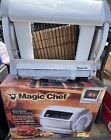 Magic Chef 8820 Electric Adjustable Horizontal Twin Rotisserie Oven New Open Box