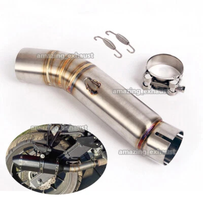 Sistema de escape tubo de enlace medio antideslizante para Honda CB500F CB500X CBR500R 2013-19 Foto 1 de 4