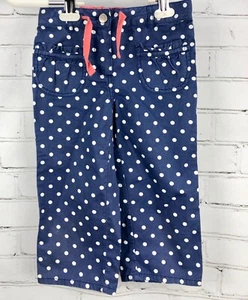Mini Boden Crop/Capri Pants Polka Dot Wide Leg Summer Spring Girl's 8 yrs - Picture 1 of 8