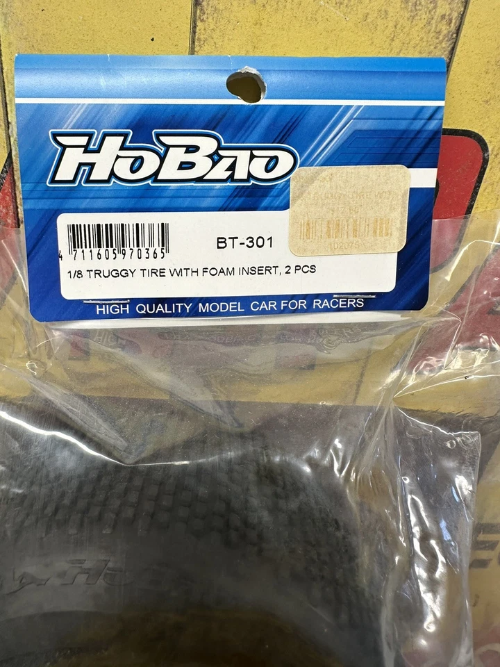 HoBao BT-501 On Road Tire With Foam Insert for Hyper GTS /GTB / VT