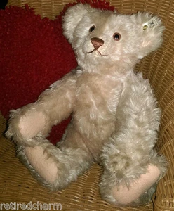 ❤RÉPLICA STEIFF ROSA DE PELUCHE 1925 CON COSTURA CENTRAL 0171/41 1987-89 LE 10.000 16"❤ - Imagen 1 de 1