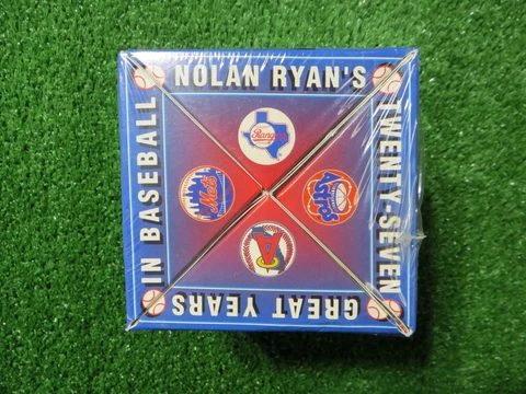 Vintage SEALED 1993 NOLAN RYAN Chevron FOTOBALL 27 Great Years In Baseball Ball Cover