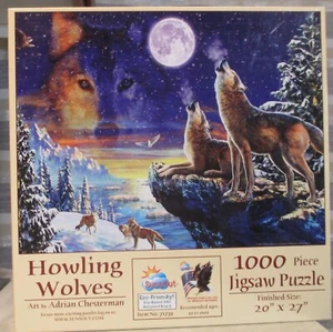 HOWLING WOLVES DE ADRIAN CASTERMAN - Completo - PUZZLE SUNSOUT - Imagen 1 de 2