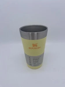 Neu Stanley Stapelbarer Pint Becher 16 Unzen Ziel sonnengelb 0,47 l isolierte Flecken - Bild 1 von 5