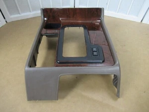 95-97 Toyota Land Cruiser Lexus LX450 Woodgrain Tan Shifter Center Console Cover - Picture 1 of 16