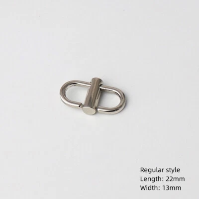 2pcs Bag Chain Strap Adjustable Buckle Handbag Handle Length Change Metal Hooks - Image 1 of 4