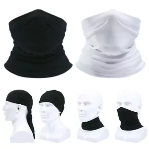 Bandana Maschere Viso Balaclava Protezione UV Sciarpa Collo Ghetta Riutilizzabile Lavabile - Foto 1 di 22
