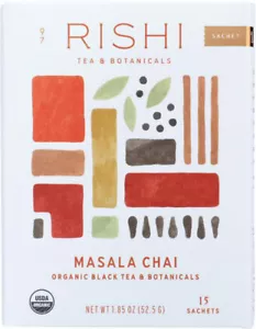 Rishi Tea Masala Chai Tea - 15 sachets - Picture 1 of 4