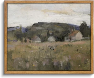 Framed Wall Art for Living Room Vintage Landscape Prints Framed Canvas Art Wall - Picture 1 of 5