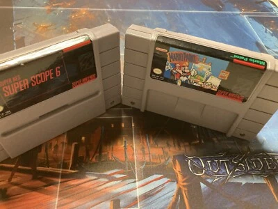 Paquete de 2 juegos snes~~ L@@K~~super juego Nintendo Foto 1 de 3