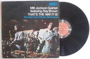 '70 Impulse Hard Bop Jazz Record Album Milt Jackson Quintet That's The Way It Is - Picture 1 of 11
