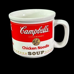 Campbell's Chicken Noodle Soup Cup Mug Bowl Houston Harvest 1998 15 oz - Picture 1 of 6