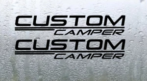 2 x Transit Custom Camper Decal Small Sticker Vinyl Graphic - Picture 1 of 2