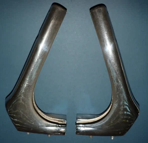 OEM 1953 1954 1955 Chevrolet Corvette windshield posts, left & right sides - Foto 1 di 10