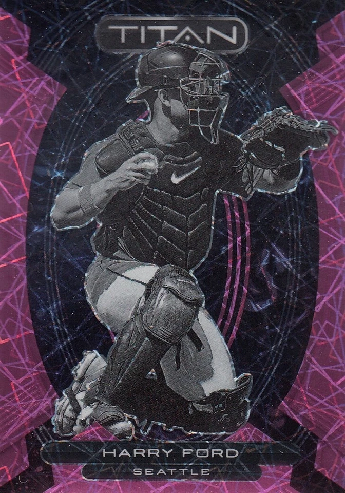 HARRY FORD /17 CHRONICLES TITAN PINK VELOCITY REFRACTOR RC MARINERS #10 2023 23 - Image 1 of 1