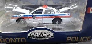 GEARBOX COLLECTABLES 1999 FORD CROWN VICTORIA POLICE INTERCEPTOR TORONTO 1:43 - Picture 1 of 1