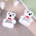 Adorable Plush Bear Toy Hanging Ornaments - Pack of 10 - Christmas Decoration