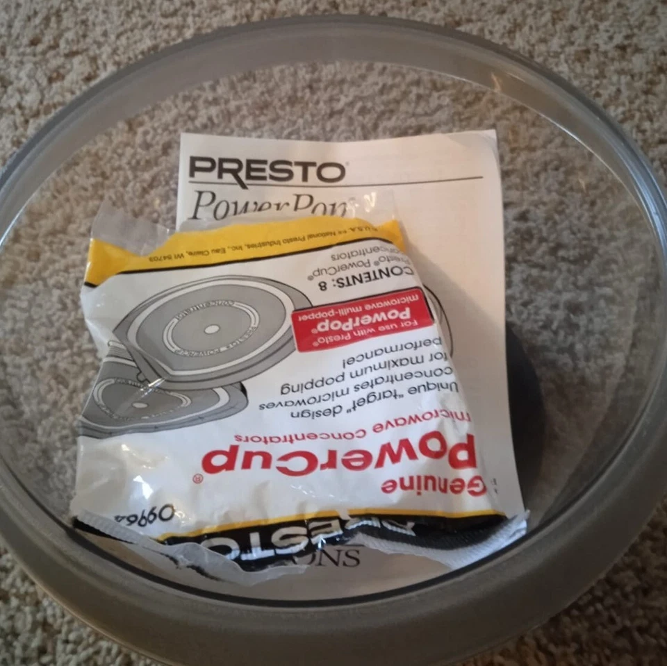 Palomitas Presto Power Pop Micro Multi-Popper Orville Redenbacher + Instrucciones Foto 1 de 4