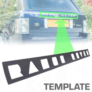LAND ROVER RANGE ROVER L322 2002-2012 REAR TAIL LETTERING TEMPLATE TMP322-REAR - Picture 1 of 4