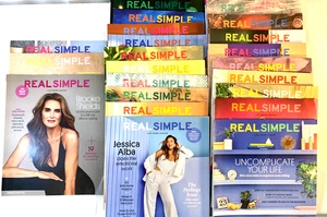 Lot of Twenty-Two REAL SIMPLE Lifestyle Magazine 2023 to 2025 Life Made Easier - Picture 1 of 9