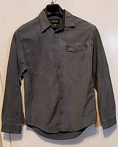 Cabelas graues Demin Herrenhemd. Gr. M 100% Baumwolle Langarm Button Down - Bild 1 von 10
