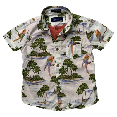 Camisa Mayoral Boys Talla 2 My Favorite En Capas Abotonada Manga Corta Parrot Island Foto 1 de 4