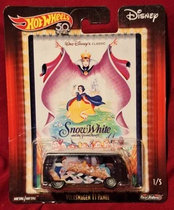 Hot Wheels Disney Snow White And The Seven Dwarfs Volkswagen T1 Panel Real Rider - Picture 1 of 3