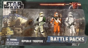 2011 Star Wars Republic Clone Troopers Battle Pack 3 Actionfiguren Pack Set NEU - Bild 1 von 2