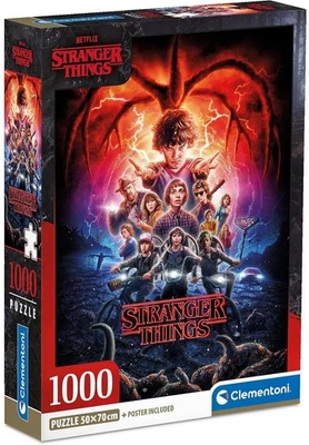 NUEVO Rompecabezas Clementoni 1000 Piezas Alta Calidad Colección Stranger Things Foto 1 de 2