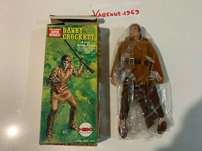 MEGO ACTION FIGURE DAVEY CROCKETT- DAVY CROCKETT COMPLETO CON SCATOLA - Imagen 1 de 4