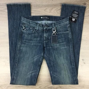Pantalones de mezclilla rectos para mujer Rock and Republic Cosbie talla 25 nuevos con etiquetas L36 (UU14) - Imagen 1 de 9