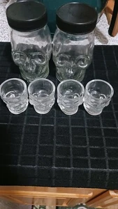 CLEAR vintage shot glasses set of 6 - Bild 1 von 4