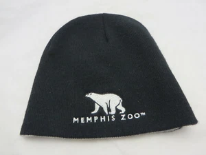 Memphis Zoo beanie Hat Toque Cap Polar bear logo  - Picture 1 of 2
