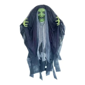 Animated Hanging Evil Hag Witch Halloween Decoration - Picture 1 of 1