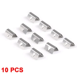 10pcs Wind / Rain Deflector Channel Retaining Clips for Heko G3 SNED Clip Silver - Picture 1 of 8