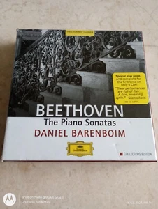 NEW SEALED BEETHOVEN THE PIANO SONATAS DANIEL BARENBOIM 9 DISC CD SET - Picture 1 of 2
