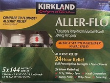 Kirkland Aller-Flo Allergy 24 Hour Symptom Reliever Nasal Spray 5 Pack