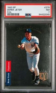 1993 SP #279 Derek Jeter PSA 7 RC Rookie Yankees FOIL (2049) - Picture 1 of 2